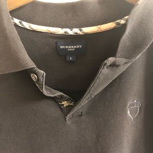 Burberry golf shirt